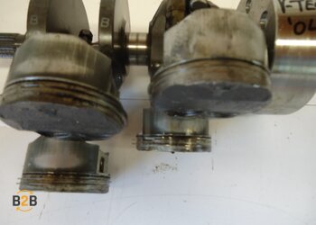 motorblok onderdelen, krukas