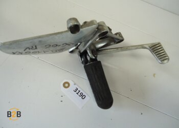 voetsteunen en schetsplaten, schetsplaat voetsteun rempedaal