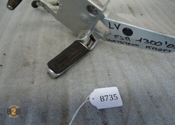 voetsteunen en schetsplaten, schetsplaat voetsteun schakelpedaal