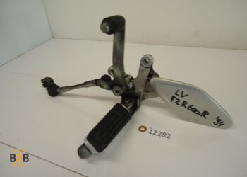 voetsteunen en schetsplaten, schetsplaat voetsteun schakelpedaal