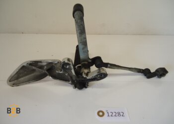 voetsteunen en schetsplaten, schetsplaat voetsteun schakelpedaal