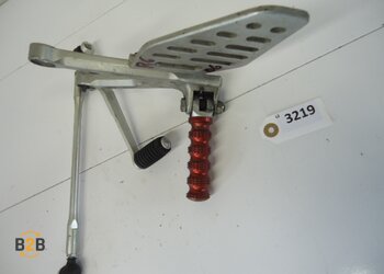 voetsteunen en schetsplaten, schetsplaat voetsteun schakelpedaal