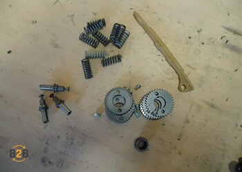 motorblok onderdelen, diverse