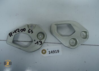 voetsteunen en schetsplaten, hielplaat