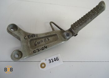 voetsteunen en schetsplaten, schakelpedaal