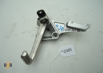 voetsteunen en schetsplaten, schetsplaat rempedaal