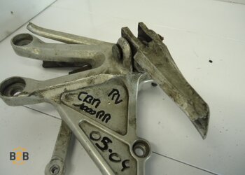 voetsteunen en schetsplaten, schetsplaat voetsteun rempedaal