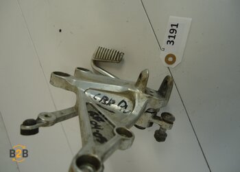 voetsteunen en schetsplaten, schetsplaat voetsteun rempedaal