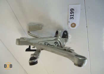 voetsteunen en schetsplaten, schetsplaat voetsteun rempedaal