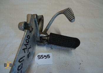 voetsteunen en schetsplaten, schetsplaat voetsteun rempedaal