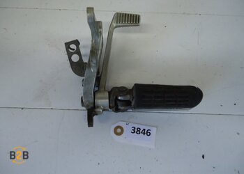 voetsteunen en schetsplaten, schetsplaat voetsteun rempedaal