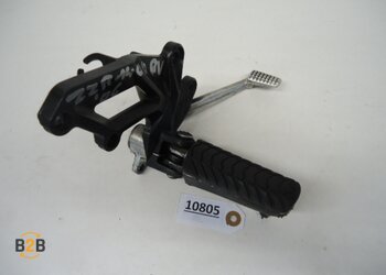 voetsteunen en schetsplaten, schetsplaat voetsteun rempedaal