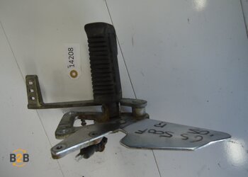 voetsteunen en schetsplaten, schetsplaat voetsteun rempedaal