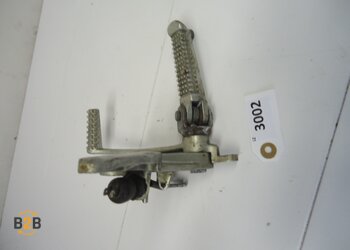 voetsteunen en schetsplaten, schetsplaat voetsteun rempedaal