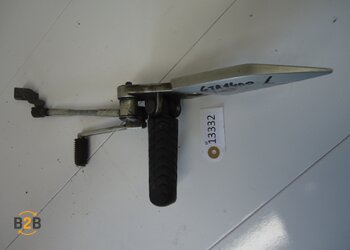 voetsteunen en schetsplaten, schetsplaat voetsteun schakelpedaal