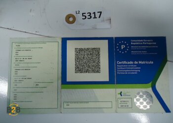 frame, geen inschrijvingsbewijs, COC in orde