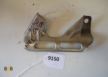 voetsteunen en schetsplaten, hielplaat