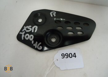 voetsteunen en schetsplaten, hielplaat