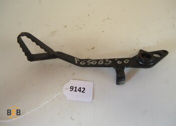 voetsteunen en schetsplaten, rempedaal