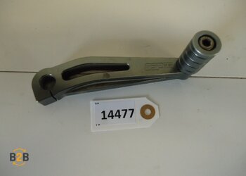 voetsteunen en schetsplaten, schakelpedaal