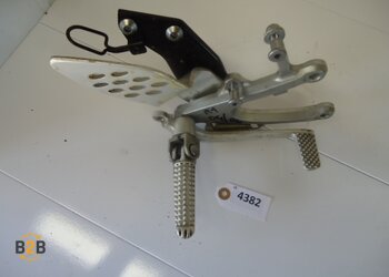 voetsteunen en schetsplaten, schetsplaat voetsteun rempedaal