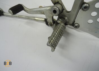 voetsteunen en schetsplaten, schetsplaat voetsteun schakelpedaal