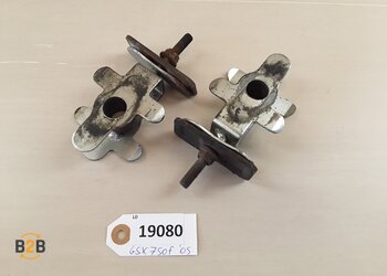 afstandshouder, achterwiel regeling