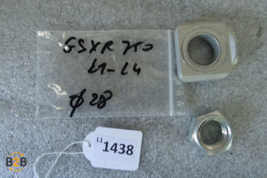 bout, moer as achteraan