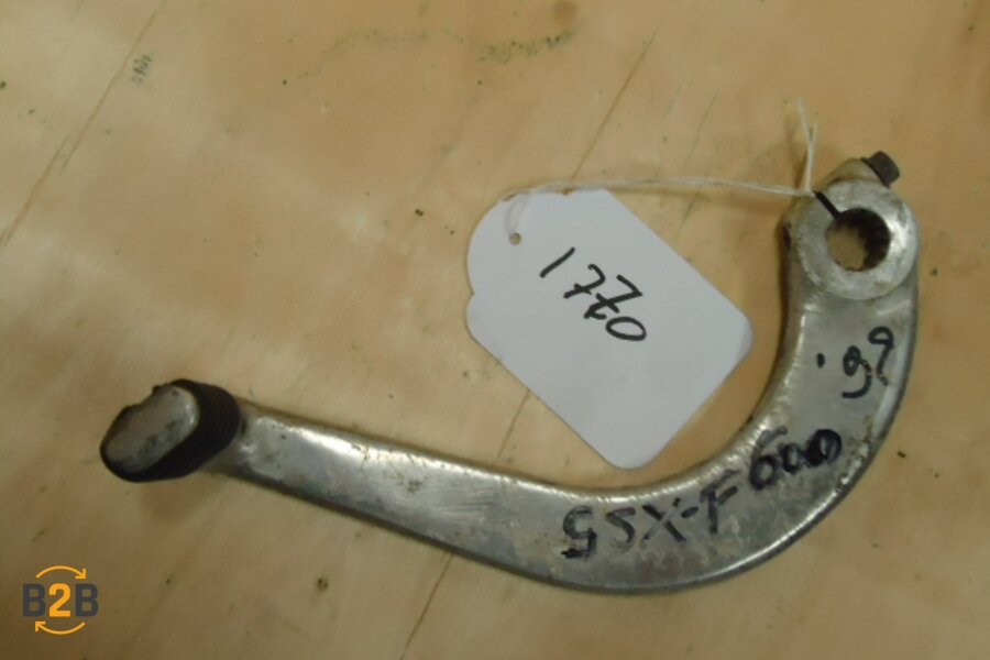 voetsteunen en schetsplaten, rempedaal