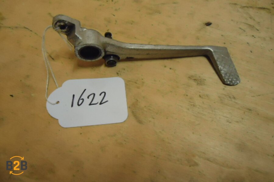 voetsteunen en schetsplaten, rempedaal