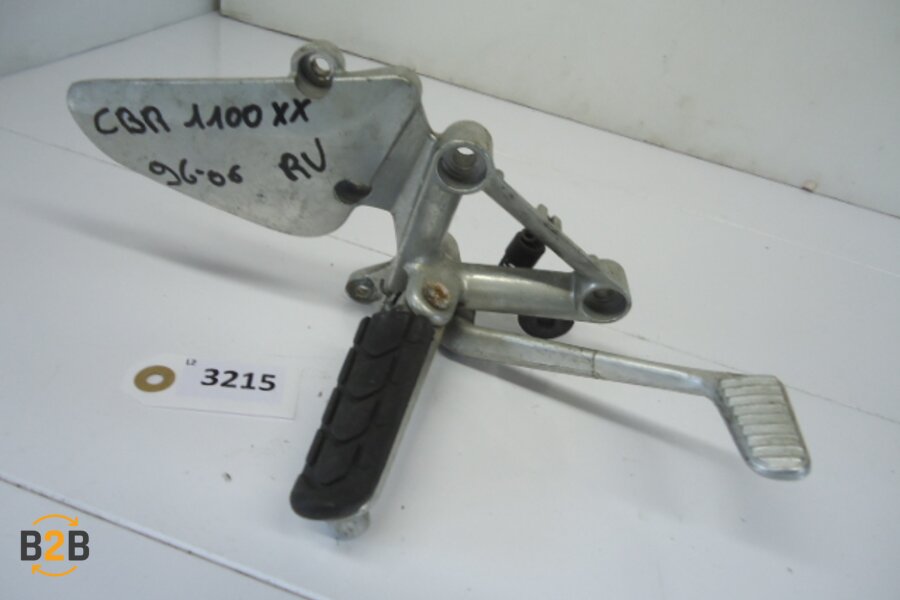 voetsteunen en schetsplaten, schetsplaat voetsteun rempedaal