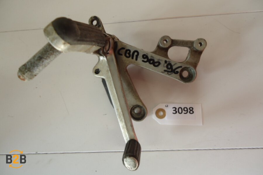 voetsteunen en schetsplaten, schetsplaat voetsteun rempedaal