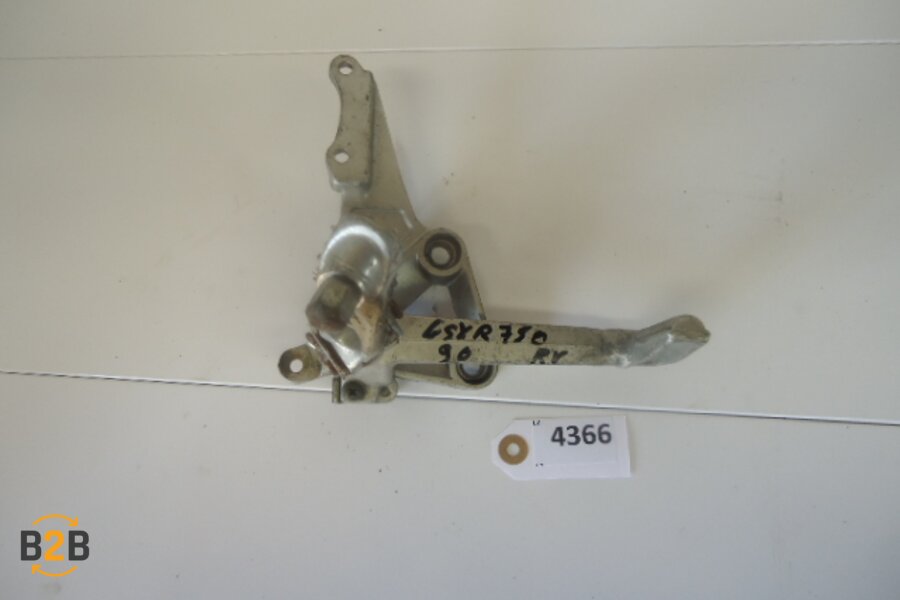 voetsteunen en schetsplaten, schetsplaat voetsteun rempedaal