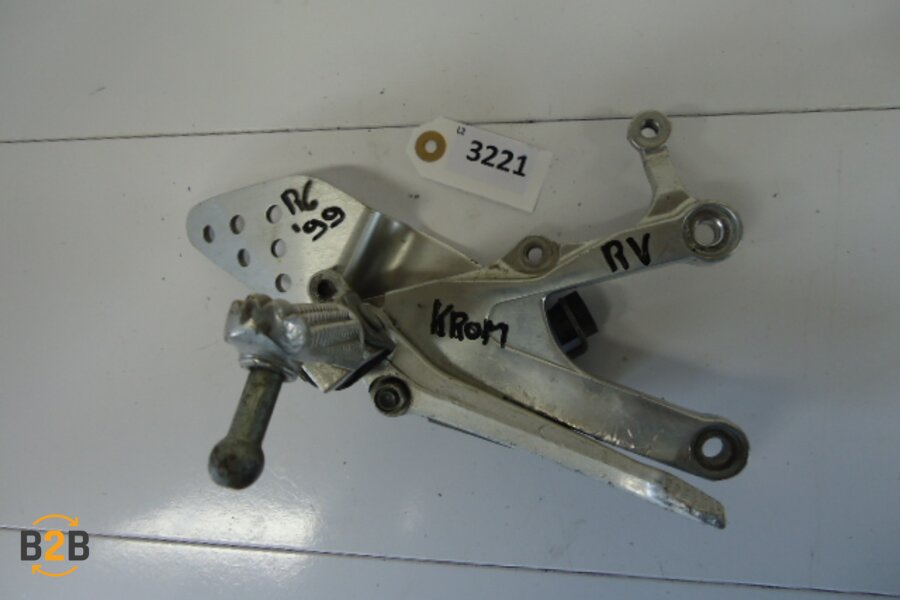 voetsteunen en schetsplaten, schetsplaat voetsteun rempedaal