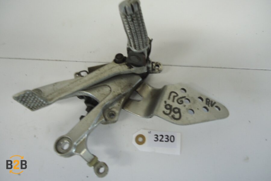 voetsteunen en schetsplaten, schetsplaat voetsteun rempedaal