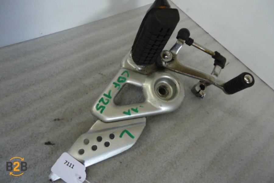 voetsteunen en schetsplaten, schetsplaat voetsteun schakelpedaal