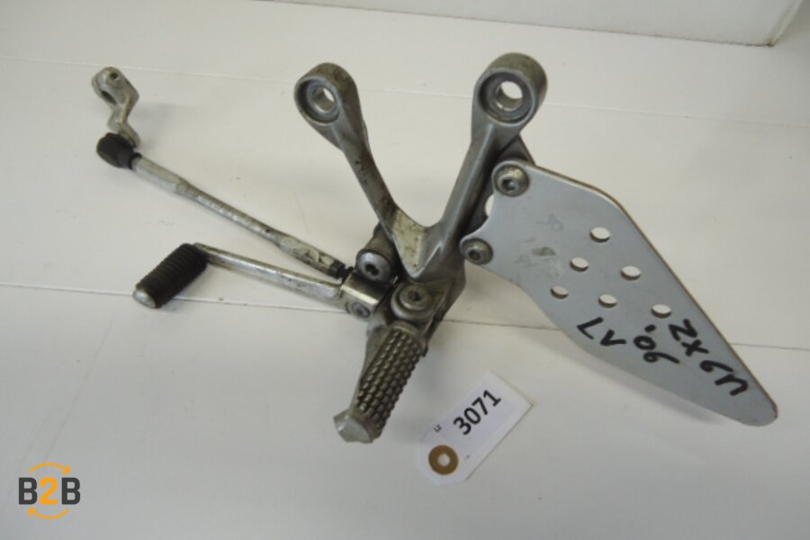 voetsteunen en schetsplaten, schetsplaat voetsteun schakelpedaal