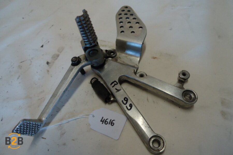 voetsteunen en schetsplaten, schetsplaat voetsteun schakelpedaal