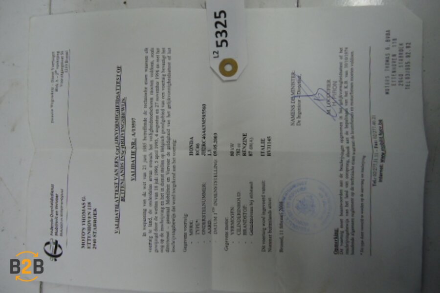 frame, alle documenten aanwezig