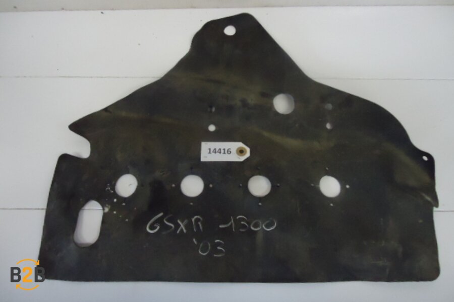 rubber, rubber boven radiator