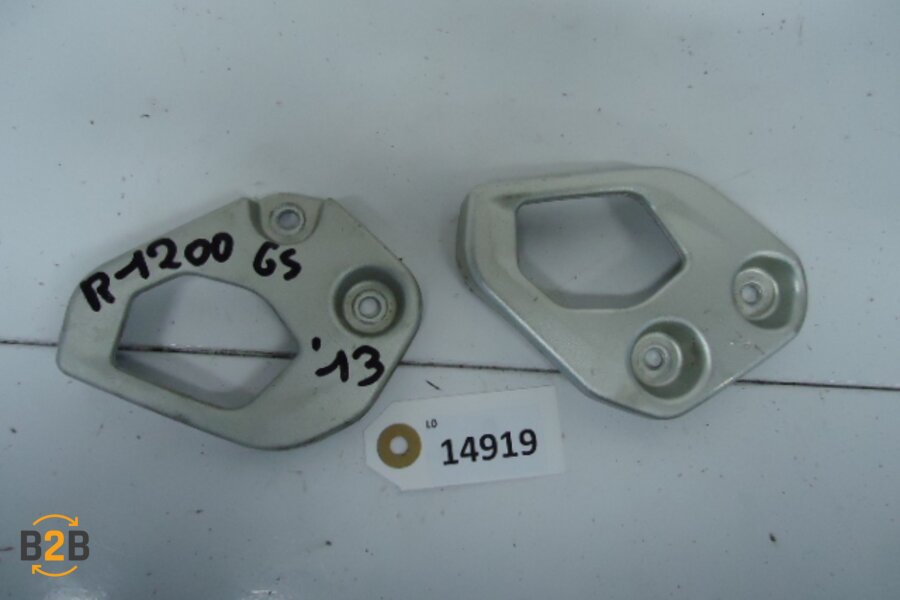 voetsteunen en schetsplaten, hielplaat