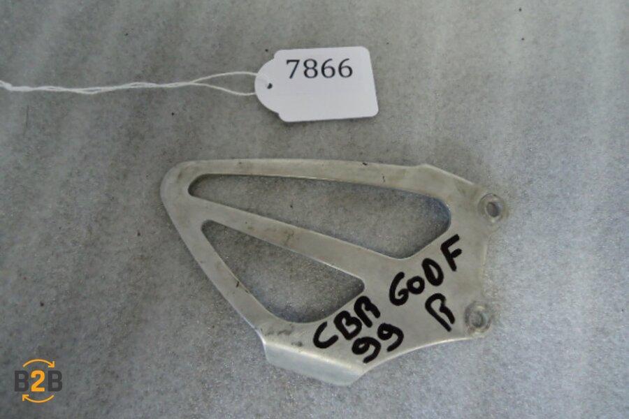 voetsteunen en schetsplaten, hielplaat