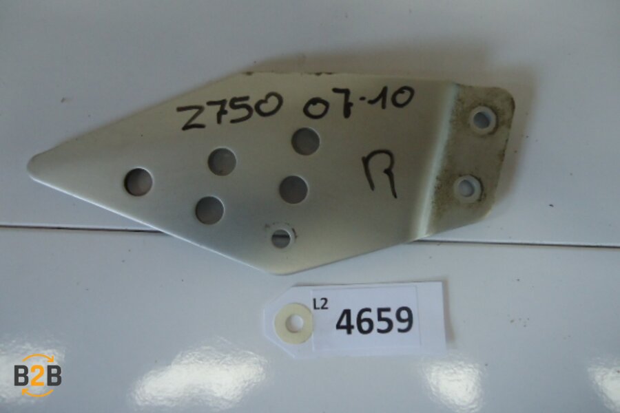 voetsteunen en schetsplaten, hielplaat