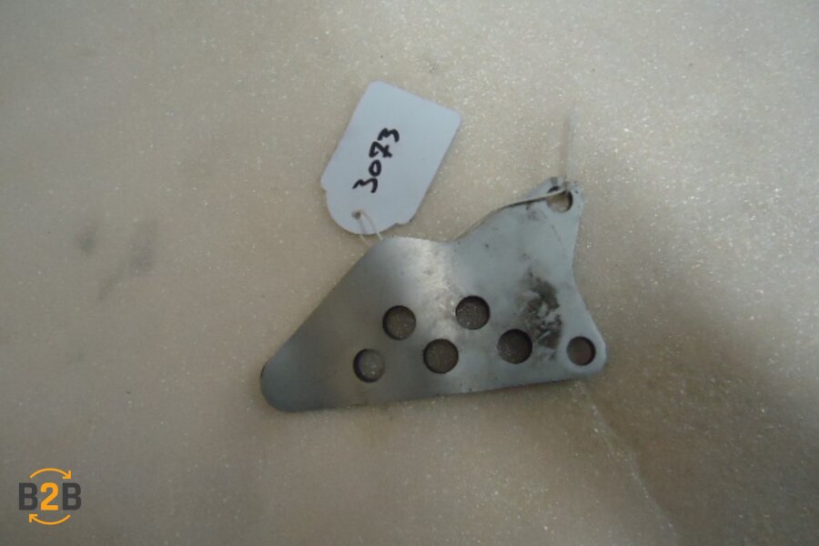 voetsteunen en schetsplaten, hielplaat