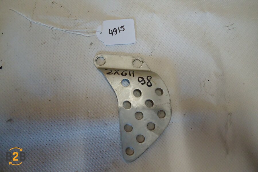 voetsteunen en schetsplaten, hielplaat