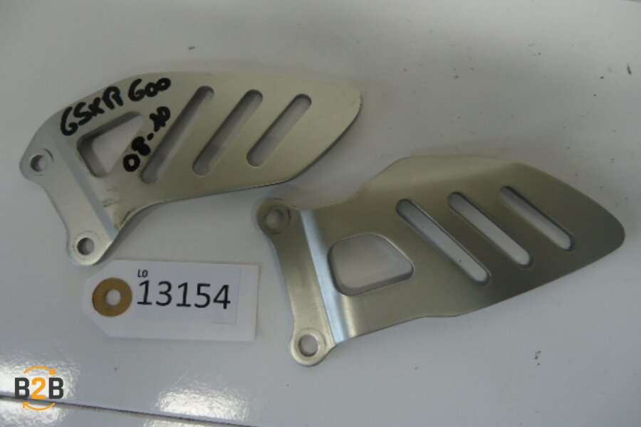 voetsteunen en schetsplaten, hielplaat