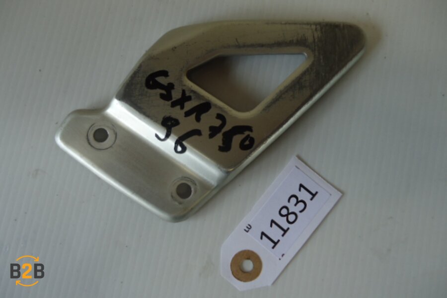 voetsteunen en schetsplaten, hielplaat