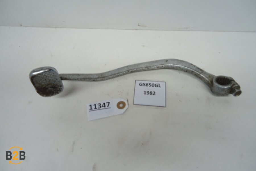 voetsteunen en schetsplaten, rempedaal