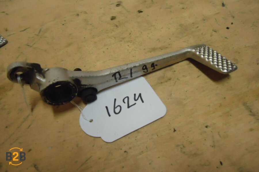 voetsteunen en schetsplaten, rempedaal