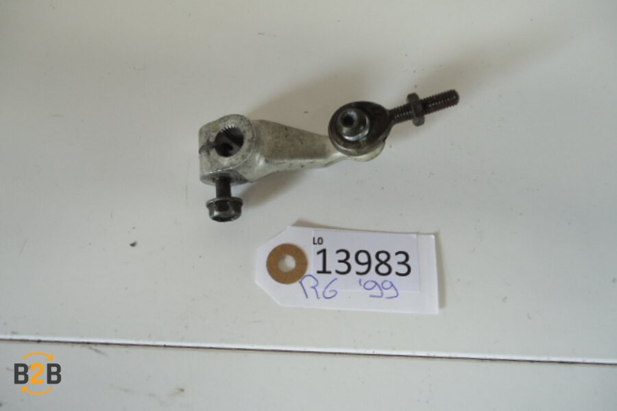 voetsteunen en schetsplaten, schakelarm